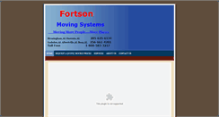 Desktop Screenshot of fortsonmoving.com