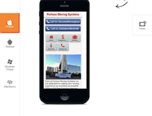 Tablet Screenshot of fortsonmoving.com